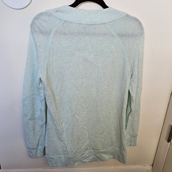 NWT Talbots Terrycloth Pullover Tunic Aqua Blue Small - Picture 2 of 10